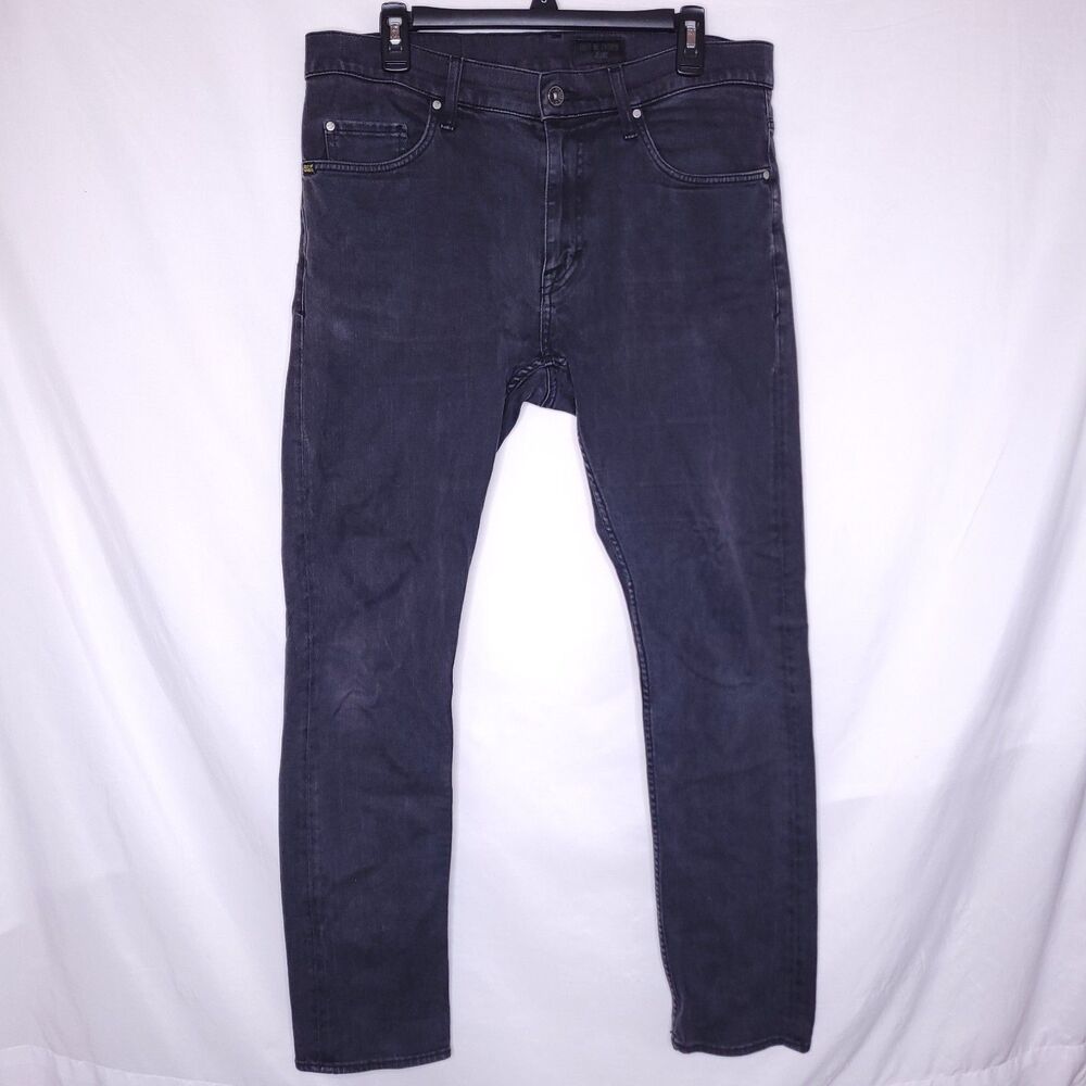 Tiger Of Sweden Jeans Mens 33x32 Black Darkened Pistolero